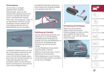 2016-2017 Fiat 500X Gebruikershandleiding | Engels