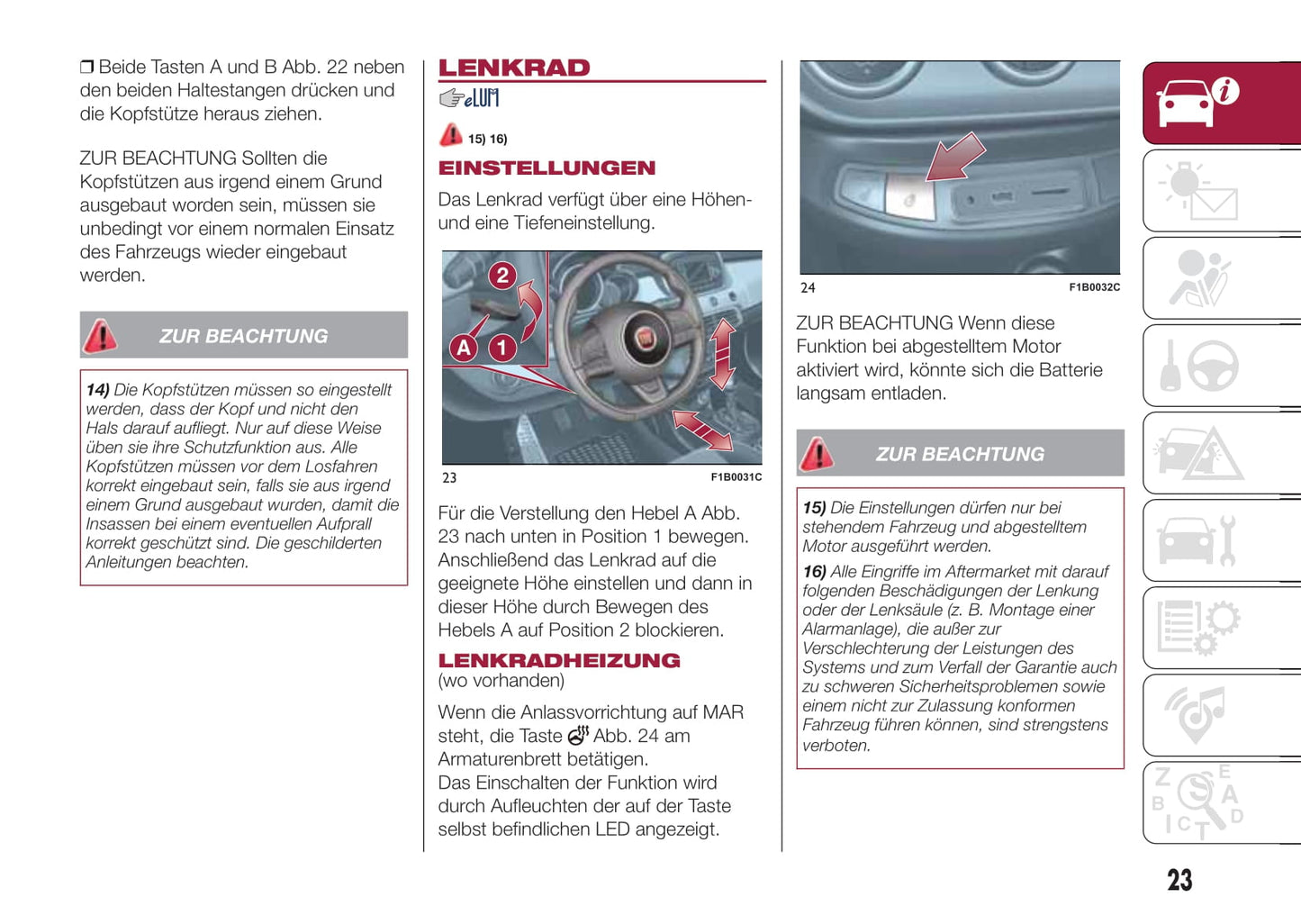 2016-2017 Fiat 500X Gebruikershandleiding | Engels