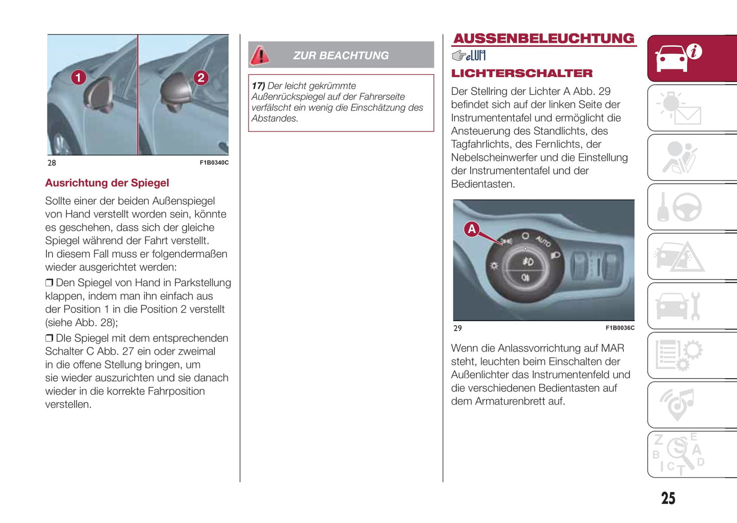 2016-2017 Fiat 500X Gebruikershandleiding | Engels