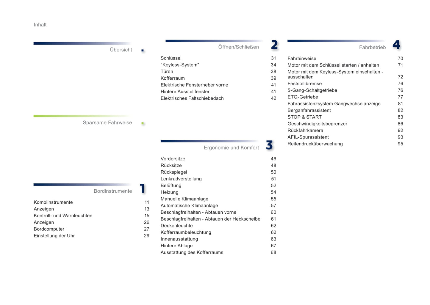 2016-2018 Peugeot 108 Owner's Manual | German