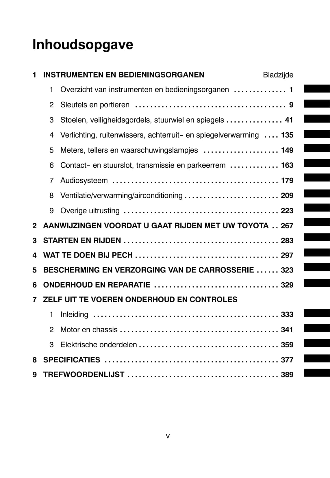 2003-2005 Toyota Previa Bedienungsanleitung | Niederländisch