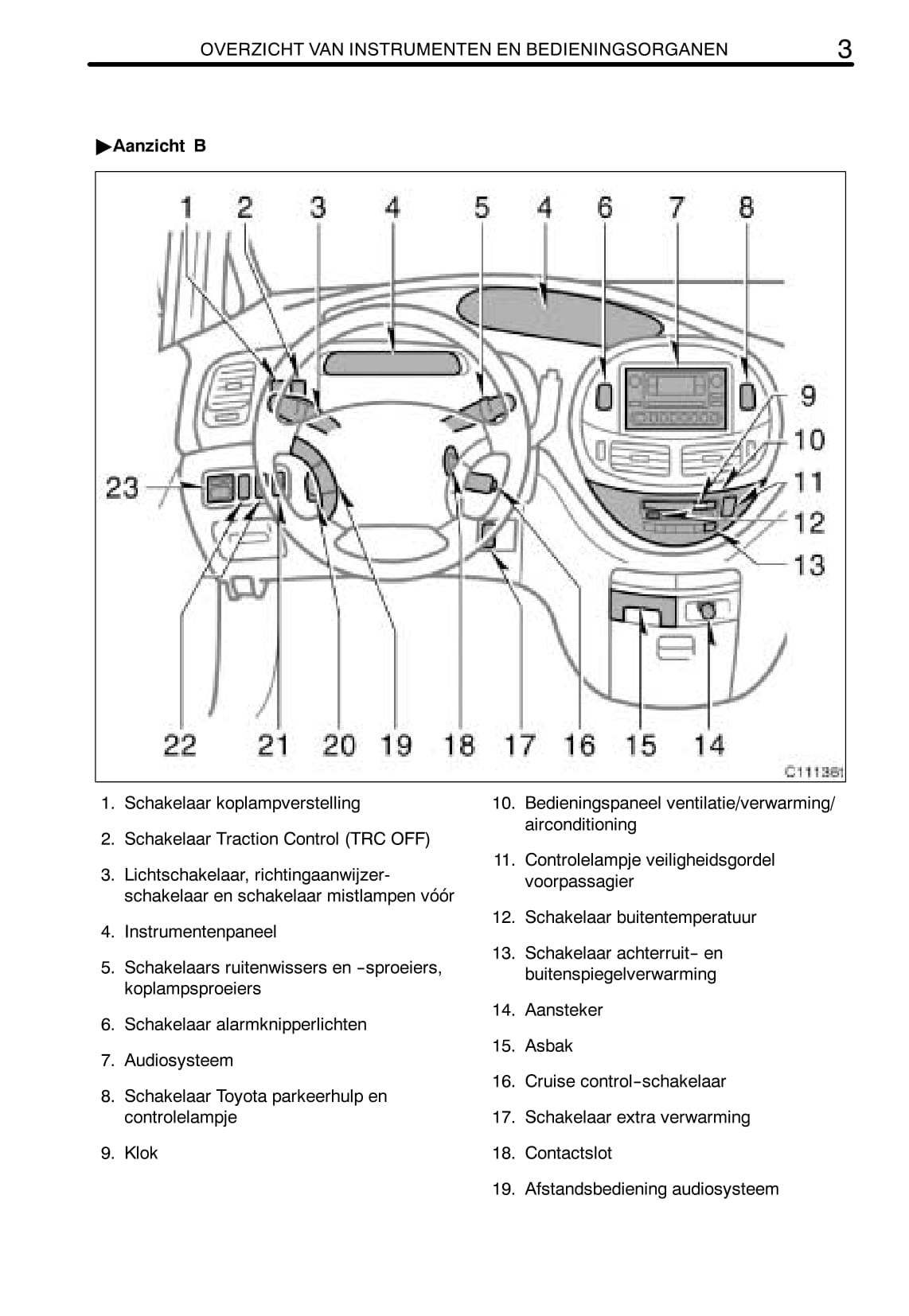 2003-2005 Toyota Previa Bedienungsanleitung | Niederländisch