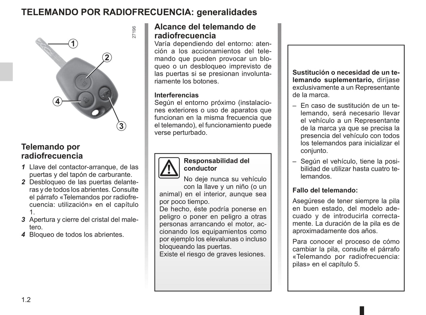 2009-2011 Renault Kangoo Manuel du propriétaire | Espagnol