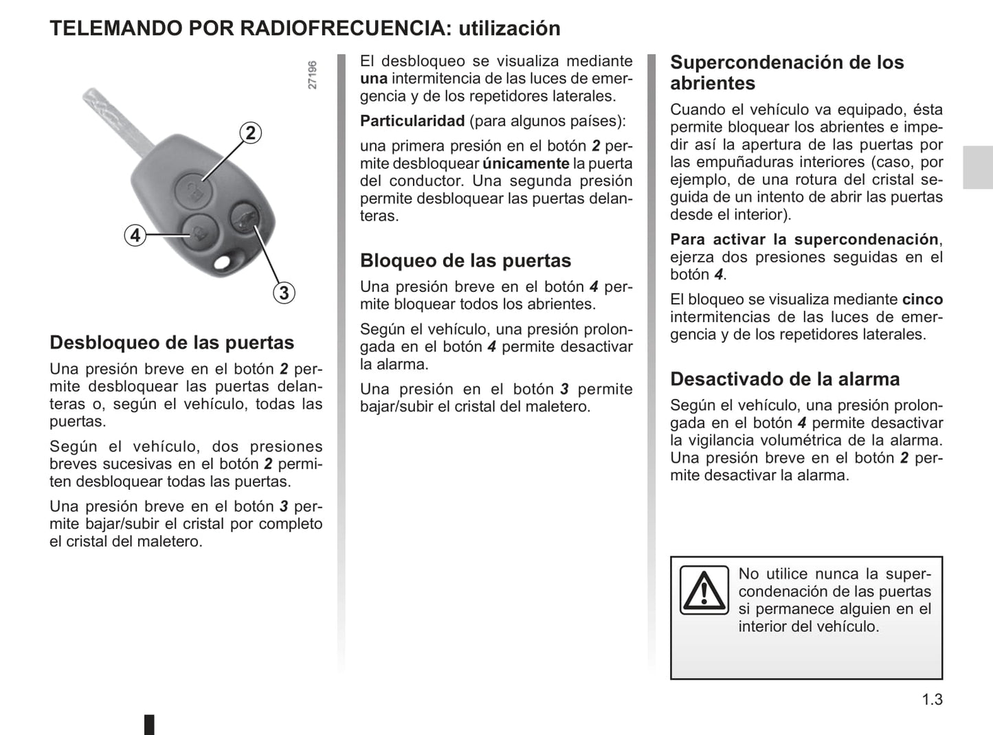 2009-2011 Renault Kangoo Manuel du propriétaire | Espagnol