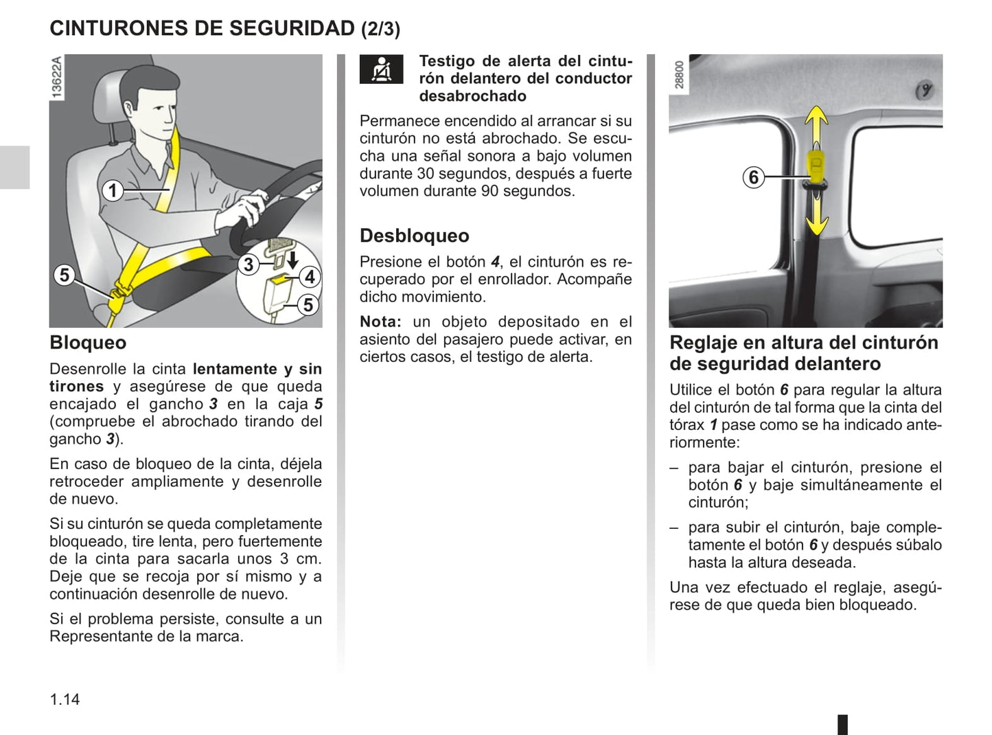 2009-2011 Renault Kangoo Manuel du propriétaire | Espagnol