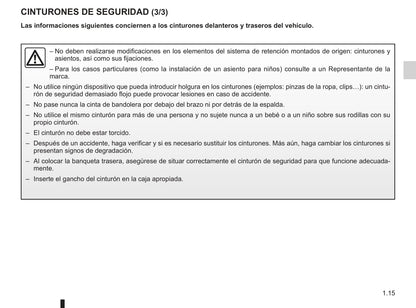 2009-2011 Renault Kangoo Manuel du propriétaire | Espagnol