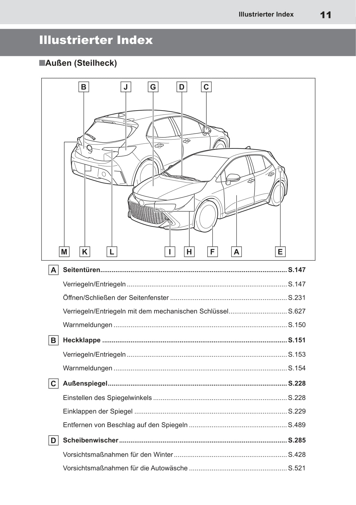 2019-2023 Toyota Corolla Manuel du propriétaire | Allemand