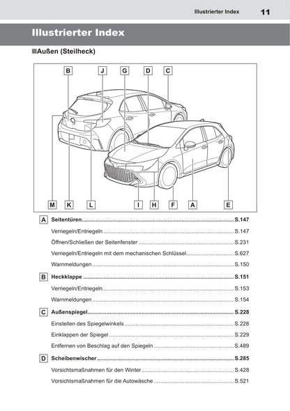 2019-2023 Toyota Corolla Manuel du propriétaire | Allemand