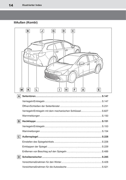 2019-2023 Toyota Corolla Manuel du propriétaire | Allemand