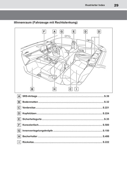 2019-2023 Toyota Corolla Manuel du propriétaire | Allemand