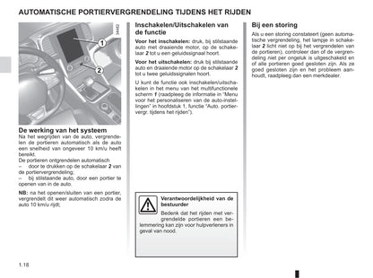 2018-2019 Renault Talisman Bedienungsanleitung | Niederländisch
