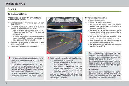 2014-2015 Peugeot 207 CC Manuel du propriétaire | Français