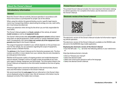 2012-2019 Skoda Rapid Manuel du propriétaire | Anglais