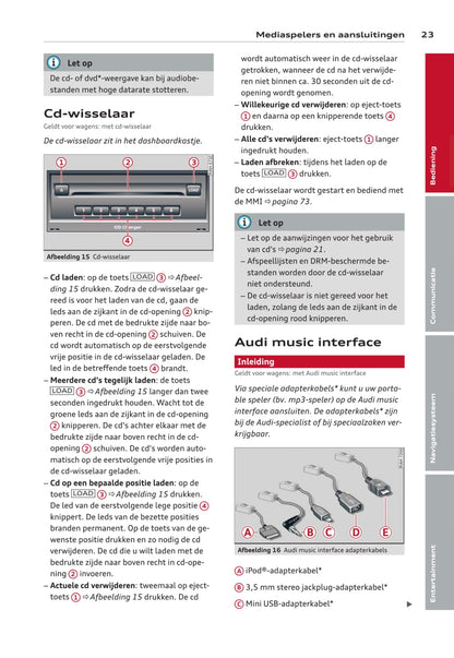 Audi MMI Handleiding 2012