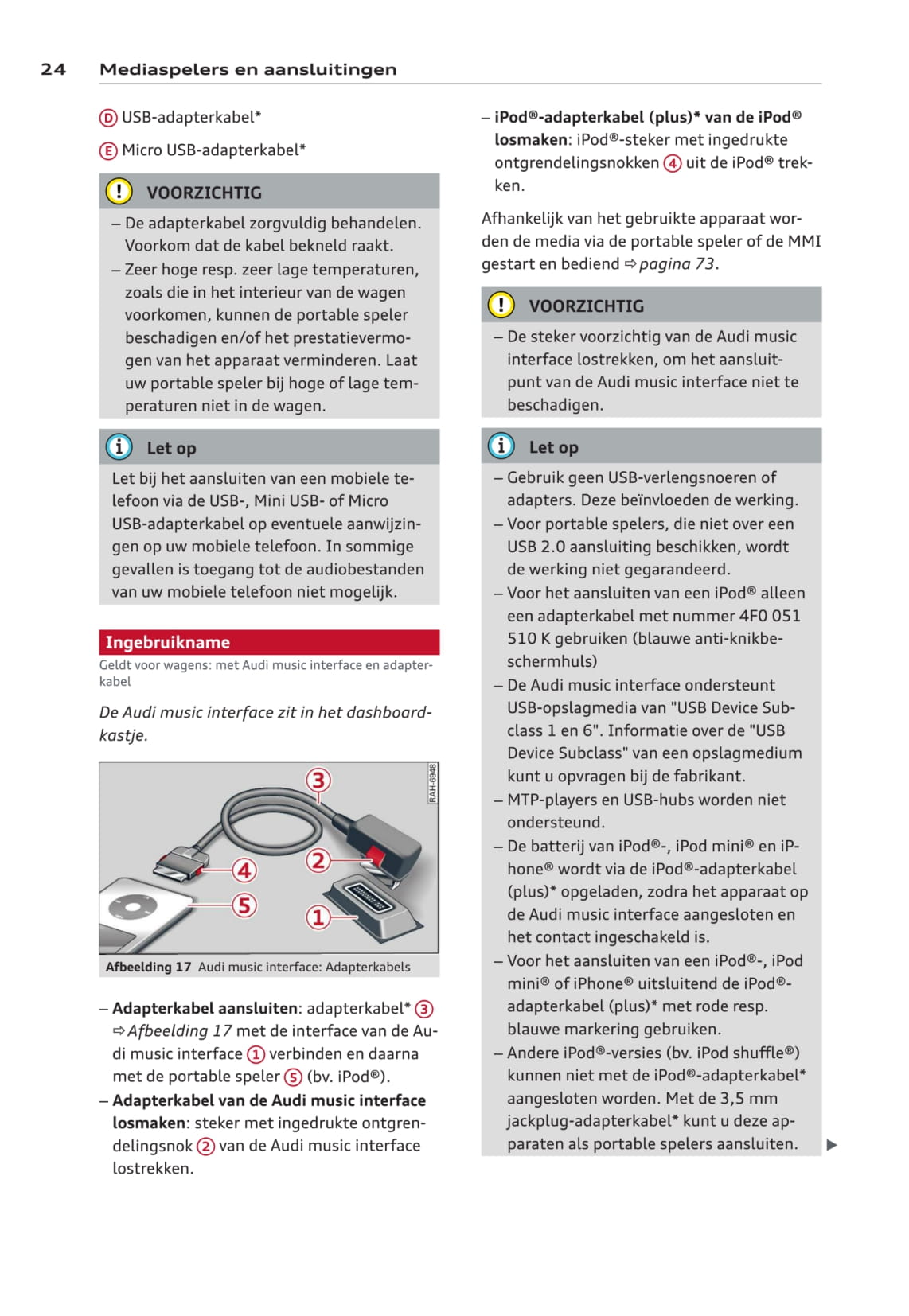 Audi MMI Handleiding 2012