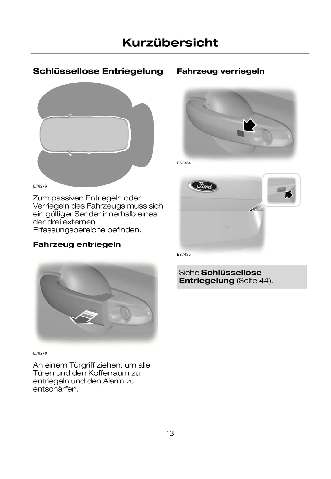 2007-2008 Ford Mondeo Bedienungsanleitung | Deutsch