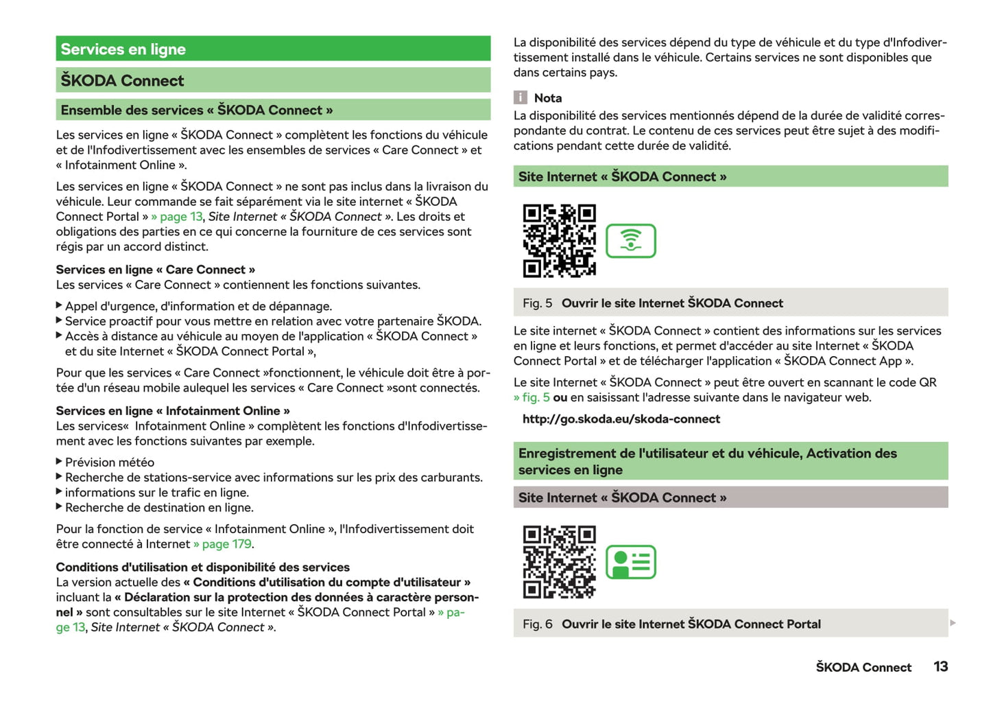 2018-2019 Skoda Octavia Owner's Manual | French