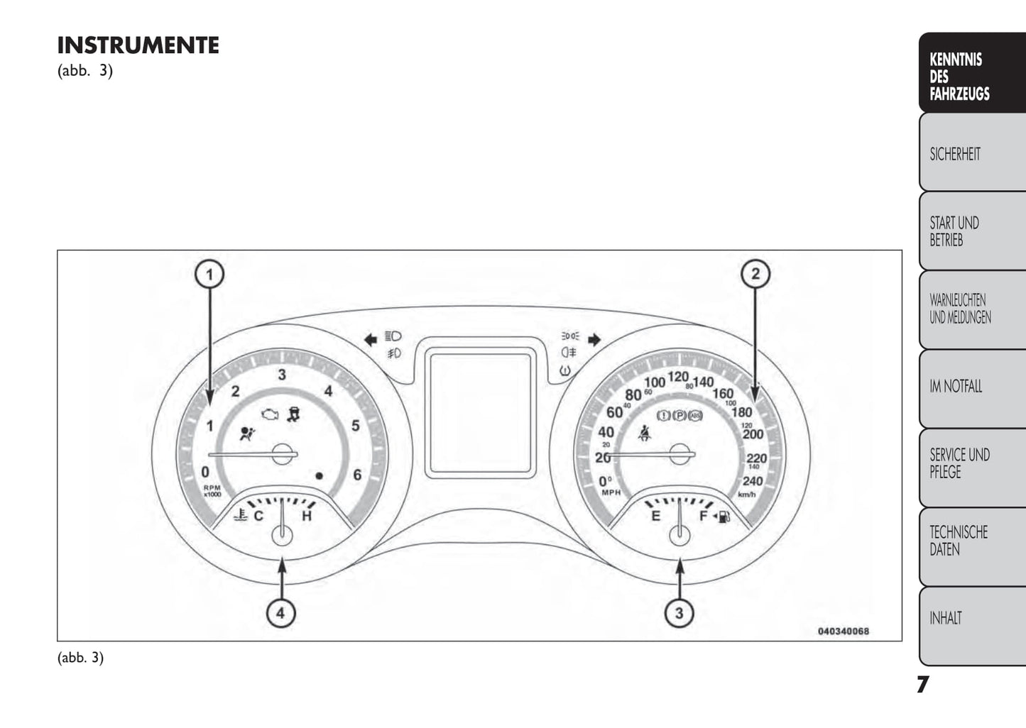 2013-2014 Fiat Freemont Bedienungsanleitung | Deutsch