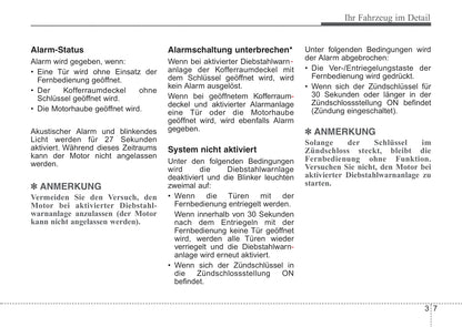 2006-2007 Kia Optima Owner's Manual | German