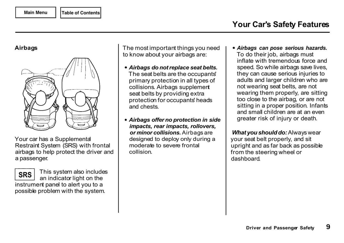 2001 Honda S2000 Owner's Manual | English