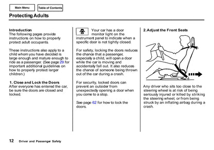 2001 Honda S2000 Owner's Manual | English