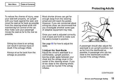 2001 Honda S2000 Owner's Manual | English