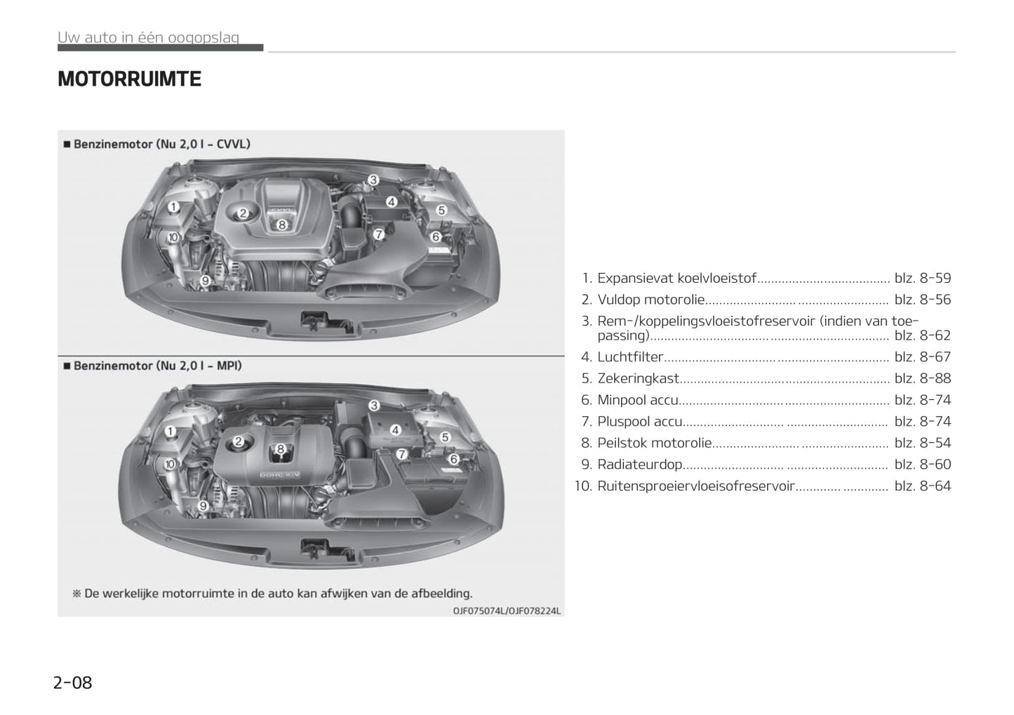 2019-2020 Kia Optima Bedienungsanleitung | Niederländisch