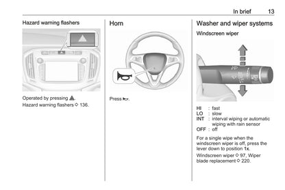 2016-2017 Vauxhall Zafira/Zafira Tourer Gebruikershandleiding | Engels