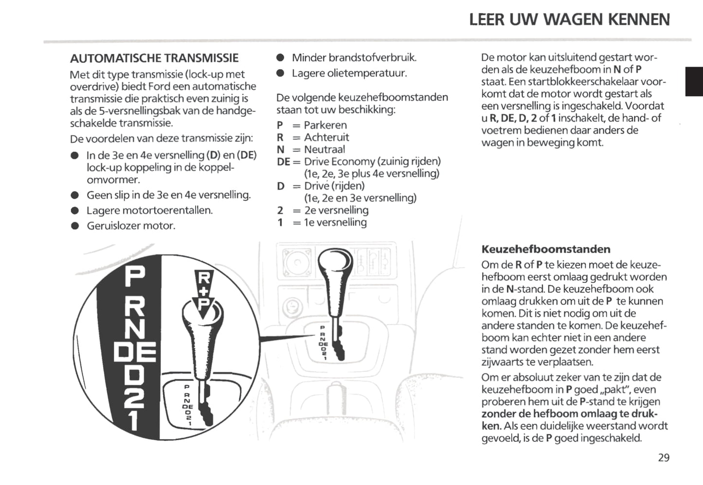 1985-1987 Ford Scorpio Gebruikershandleiding | Nederlands