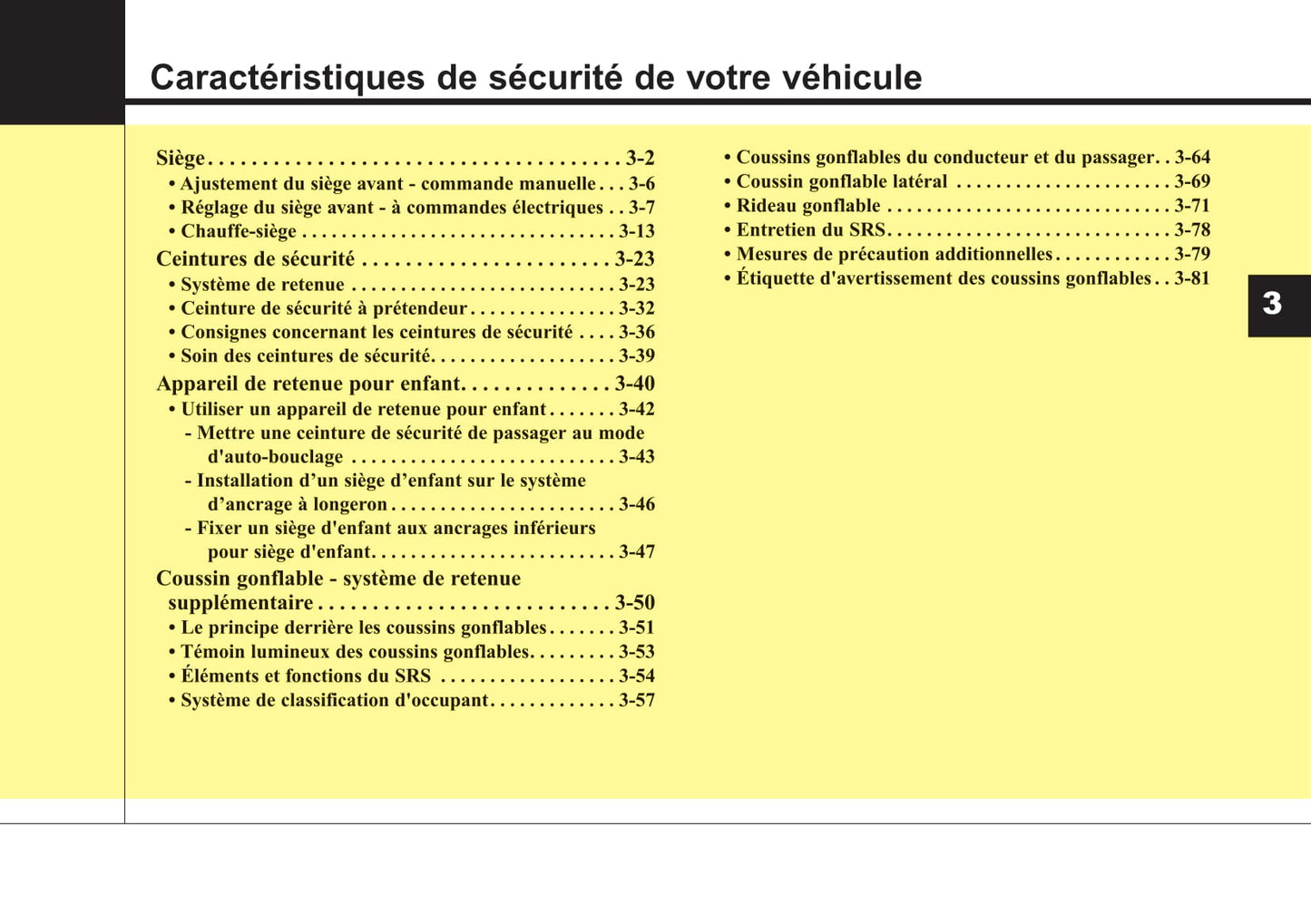 2015 Kia Sportage Owner's Manual | French