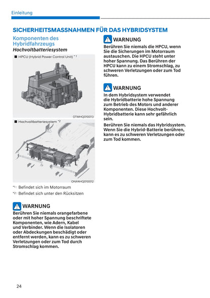 2020-2021 Hyundai Tucson Hybrid Bedienungsanleitung | Deutsch