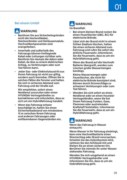 2020-2021 Hyundai Tucson Hybrid Bedienungsanleitung | Deutsch