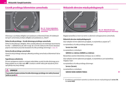 2010-2011 Skoda Octavia/Octavia Tour I Owner's Manual | Polish