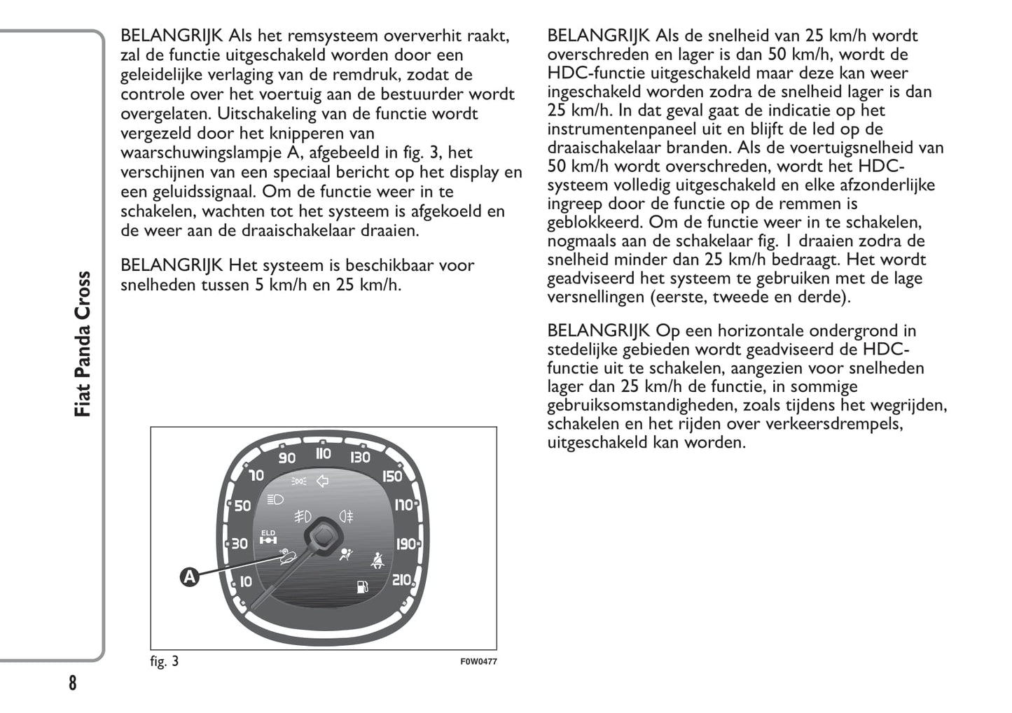 2014-2015 Fiat Panda Cross Owner's Manual | Dutch