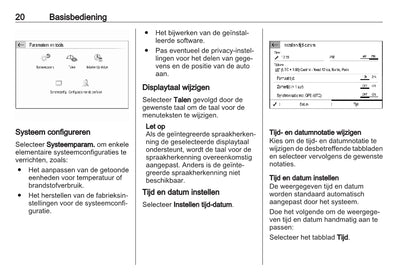 2021-2023 Opel Grandland Infotainment Handleiding | Nederlands