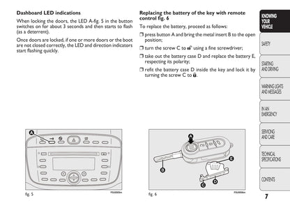 2010-2011 Fiat Punto/Punto Evo Owner's Manual | English