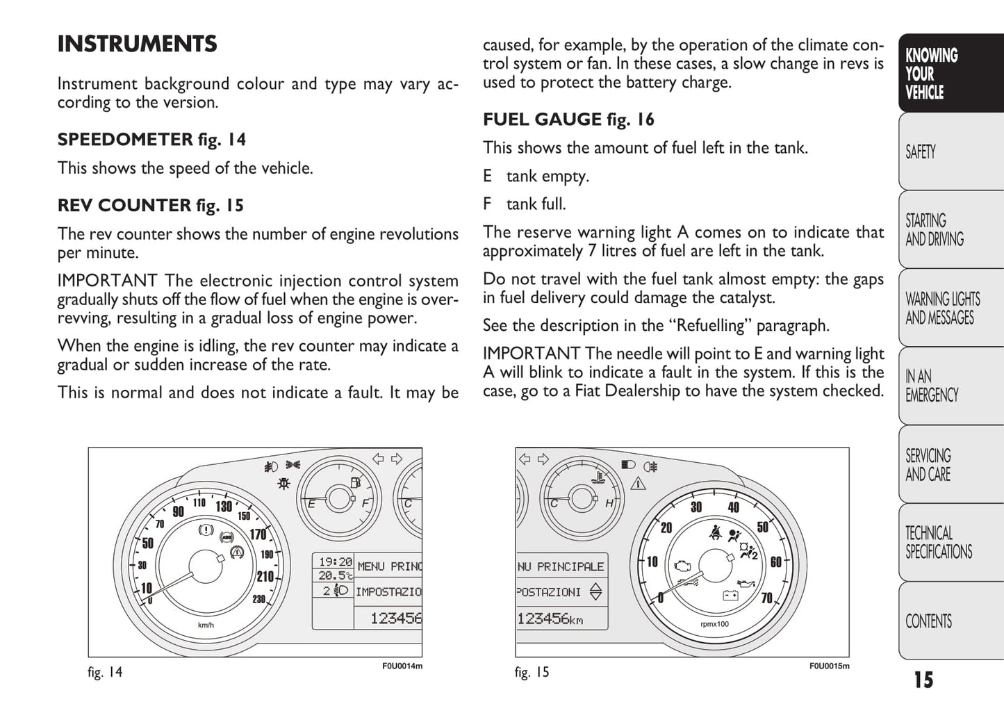 2010-2011 Fiat Punto/Punto Evo Owner's Manual | English