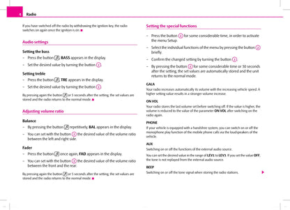 Skoda Radio Beat Owner's Manual 2007