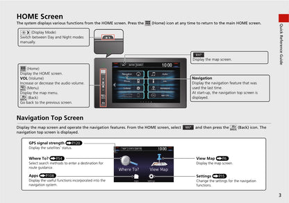 Honda Civic Sedan Navigation Owner's Manual 2018