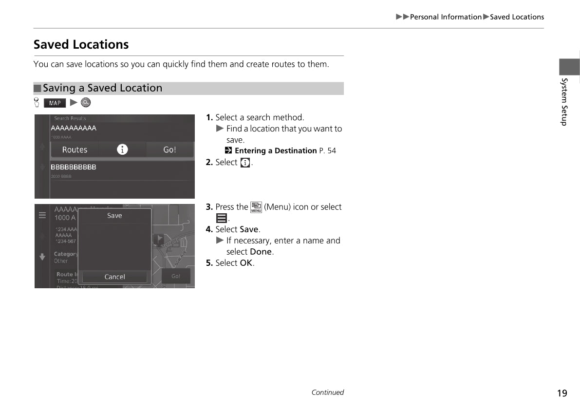 Honda Civic Sedan Navigation Owner's Manual 2018