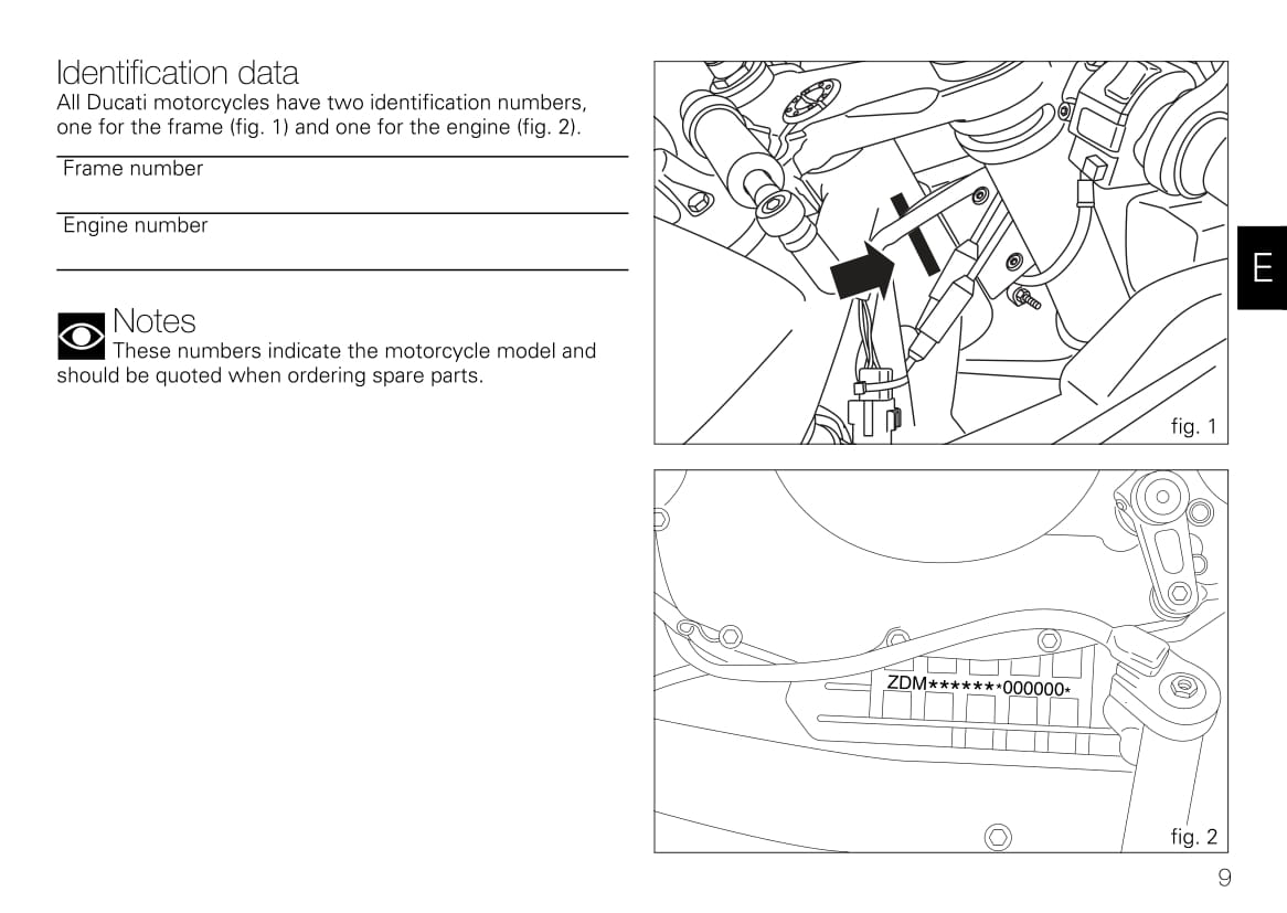 2007-2009 Ducati Superbike 1098/Superbike 1098S/Superbike 1098S Tricolore Owner's Manual | English