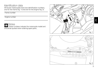 2007-2009 Ducati Superbike 1098/Superbike 1098S/Superbike 1098S Tricolore Owner's Manual | English