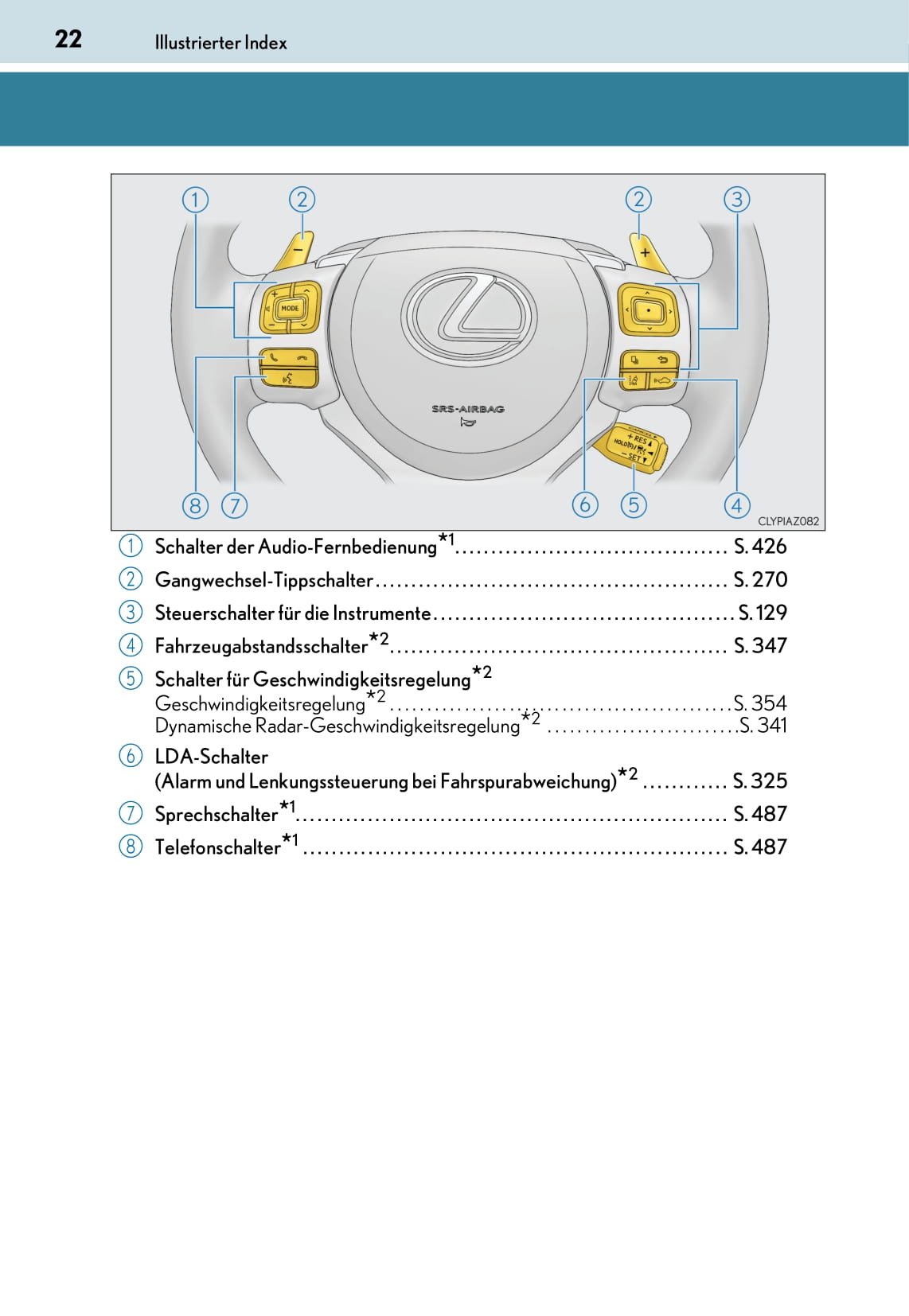 2018-2019 Lexus IS 300h Bedienungsanleitung | Deutsch