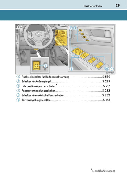 2018-2019 Lexus IS 300h Bedienungsanleitung | Deutsch