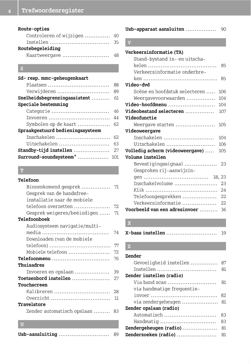 Smart Audiosysteem Navigatie/Multimedia Handleiding 2010