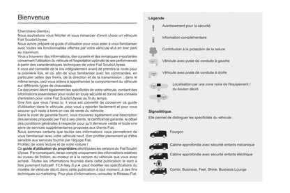 2022-2023 Fiat Scudo Ulysse Manuel du propriétaire | Français