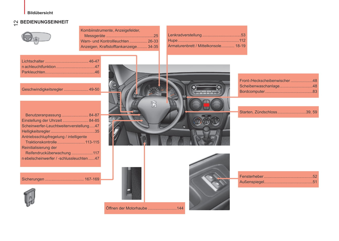 2014-2017 Peugeot Bipper/Bipper Tepee Owner's Manual | German