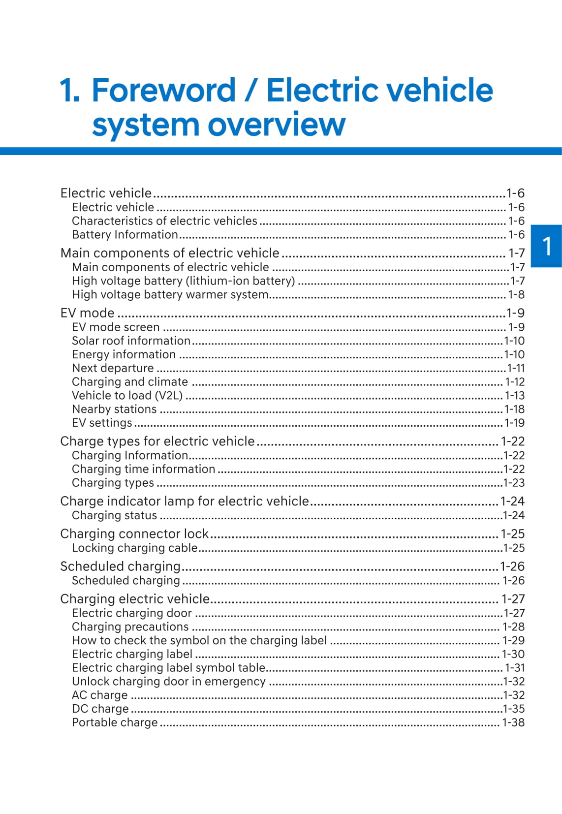 2021-2022 Hyundai Ioniq 5 Bedienungsanleitung | Englisch