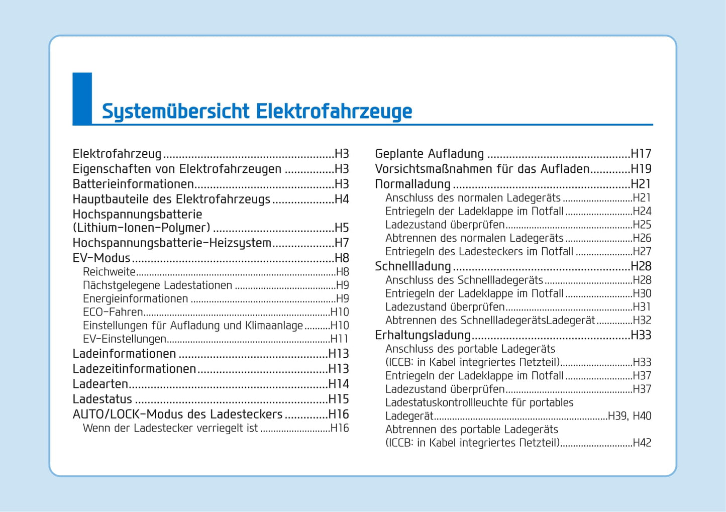 2017-2018 Hyundai Ioniq Bedienungsanleitung | Deutsch