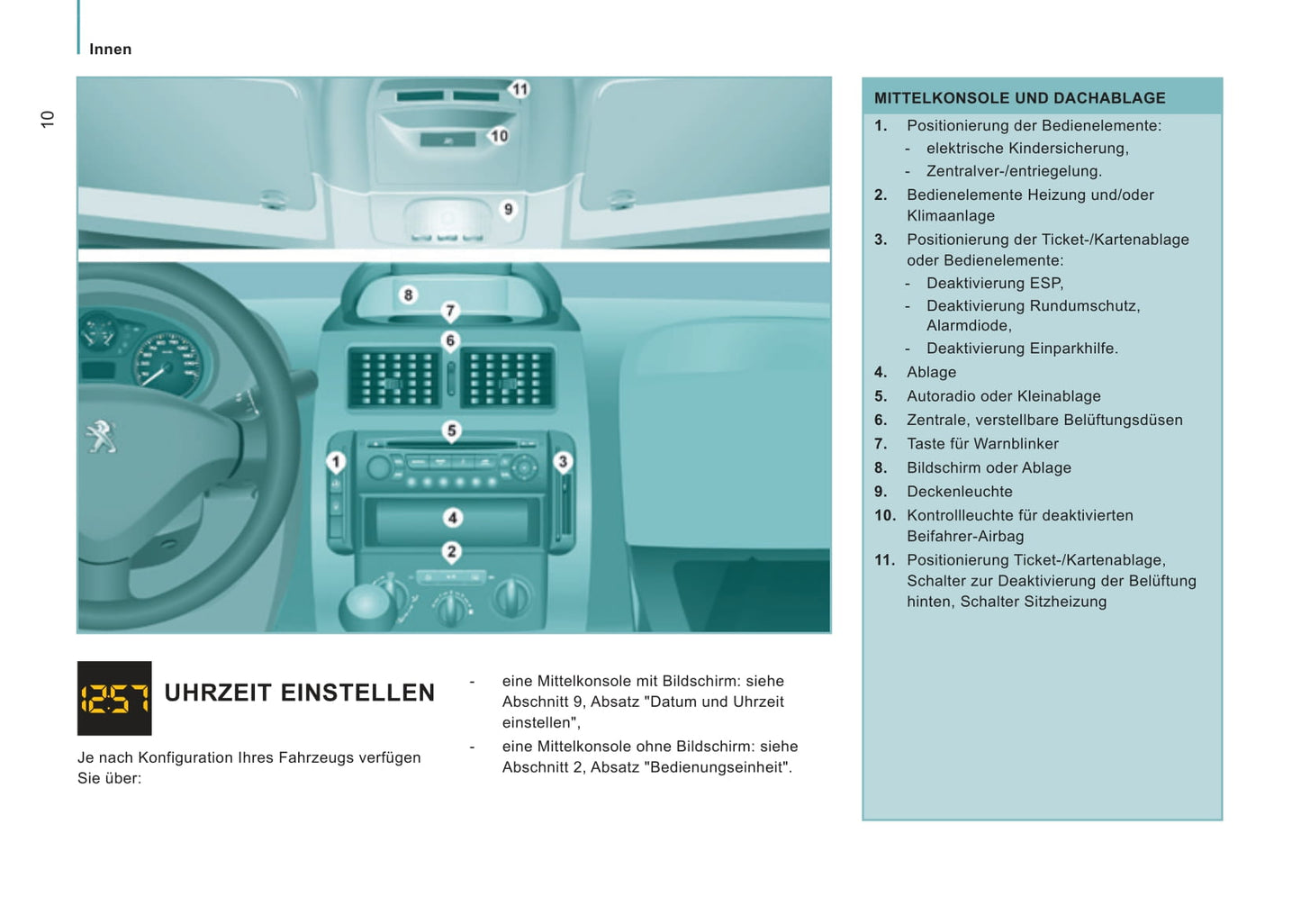 2014-2016 Peugeot Expert Tepee Bedienungsanleitung | Deutsch